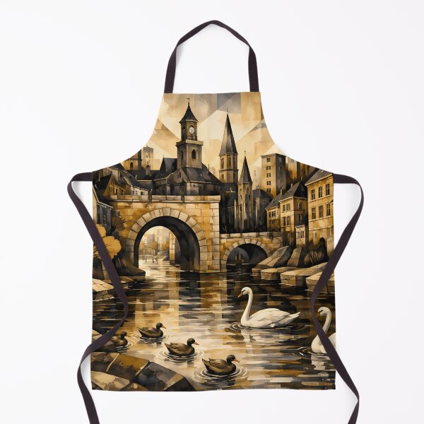 Item preview, Swan-Filled River Scene designed and sold by cuprum.