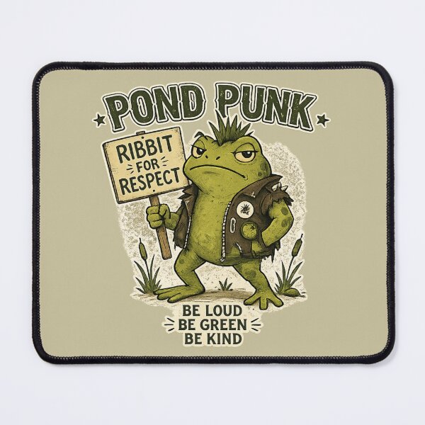 Item preview, Pond Punk Protester designed and sold by ChirpInc.