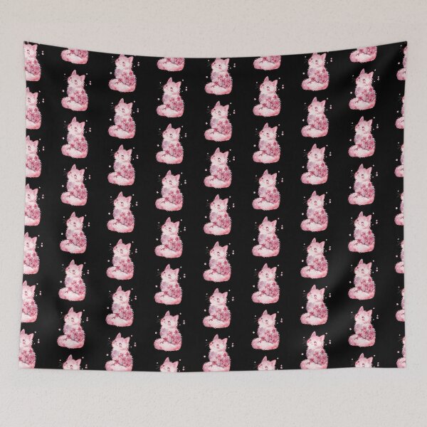 Item preview,  Cat and sakura designed and sold by uunaa.