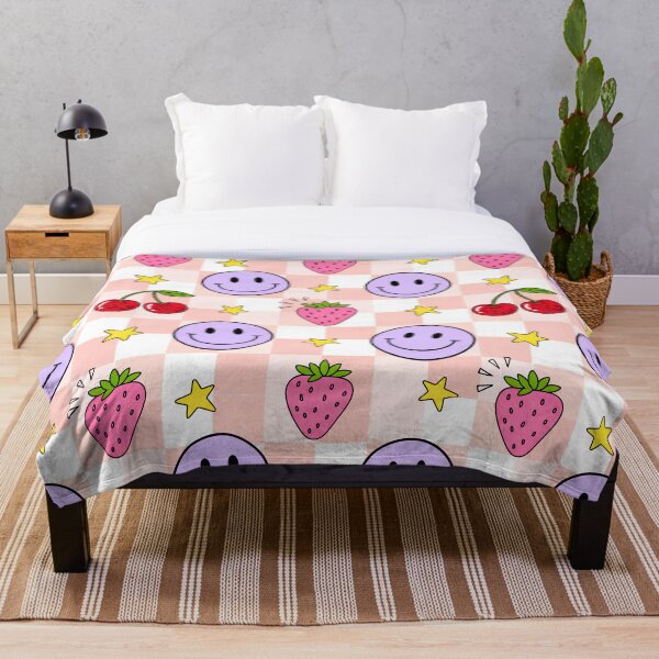 Item preview, Smile face fruits pattern designed and sold by FurryFantasy.