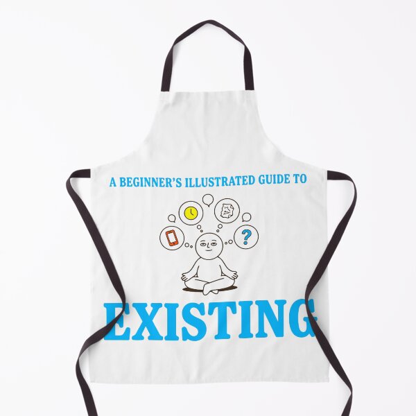 Item preview, A Guide To Existing — 1970s Vintage Self-Help Book Parody Mental Health Humor designed and sold by Mdozet.