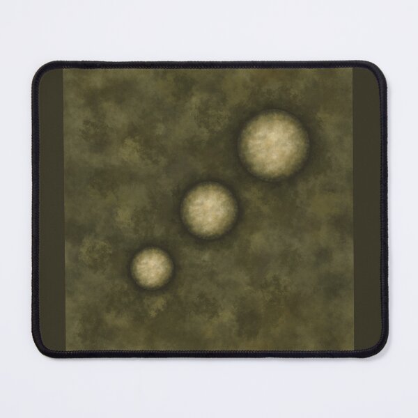 Item preview, Three sister planets on a cloudy background of brown color designed and sold by Cherevan.
