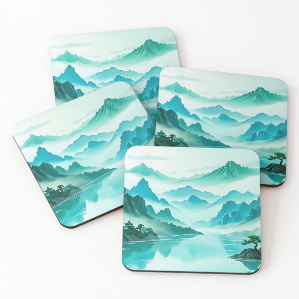 Item preview, Emerald Mountain Series No.2: Crystal Lake Reflection designed and sold by CuteSlothWorld.