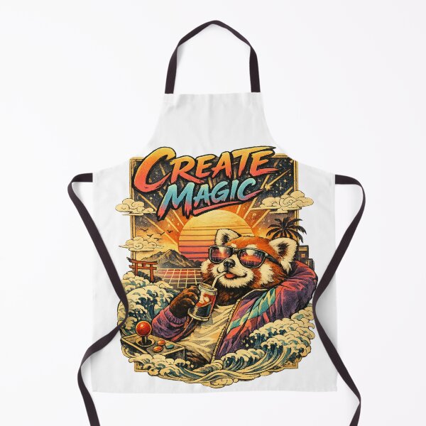 Item preview, CREATE MAGIC - Japanese Ukiyo-e Red Panda Design designed and sold by sabily.