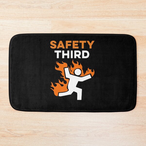 Item preview, Safety Third Funny Work humor designed and sold by Hedoraxe.