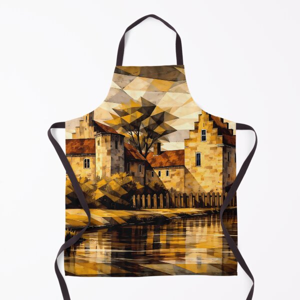 Item preview, Geometric Castle Reflection designed and sold by cuprum.