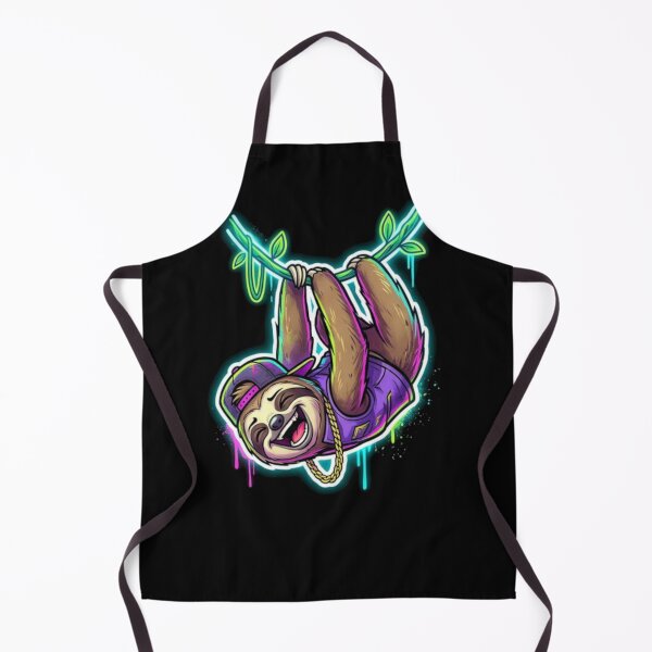 Item preview, Chill Sloth Hanging Streetwear Design – Cute Lazy Animal Urban Pop Art designed and sold by PLUSHIWORLDtm.