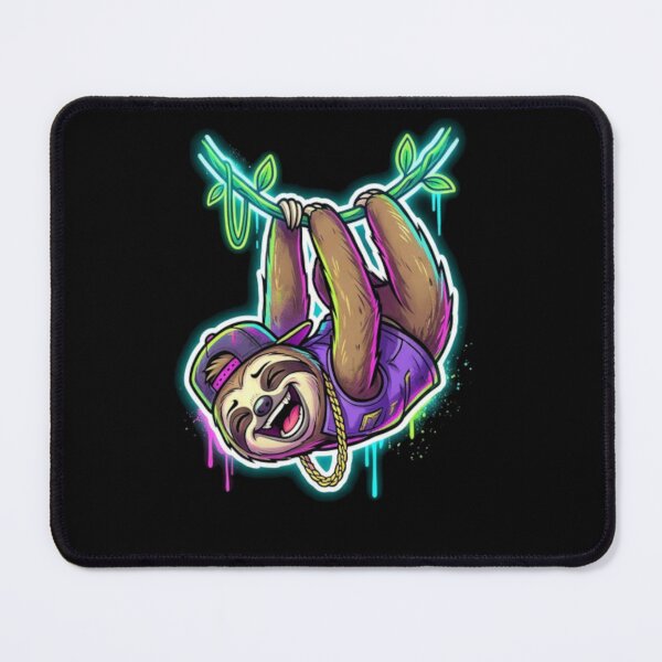Item preview, Chill Sloth Hanging Streetwear Design – Cute Lazy Animal Urban Pop Art designed and sold by PLUSHIWORLDtm.