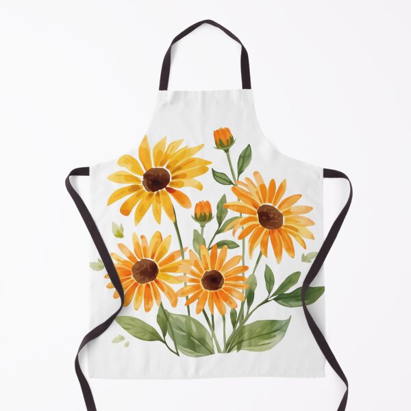 Item preview, Yellow flowers watercolor designed and sold by uunaa.