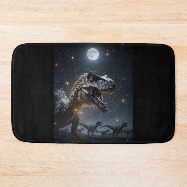 Item preview, Velociraptor Roaring Moonlit Starry Night Dinosaur Pack   designed and sold by Syrupulse.