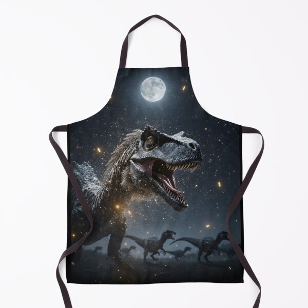 Item preview, Velociraptor Roaring Moonlit Starry Night Dinosaur Pack designed and sold by Syrupulse.