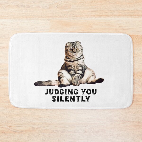 Item preview, Judging you silently Funny cat. Proceeds go to animal charities rescues designed and sold by AnimalFriends1.
