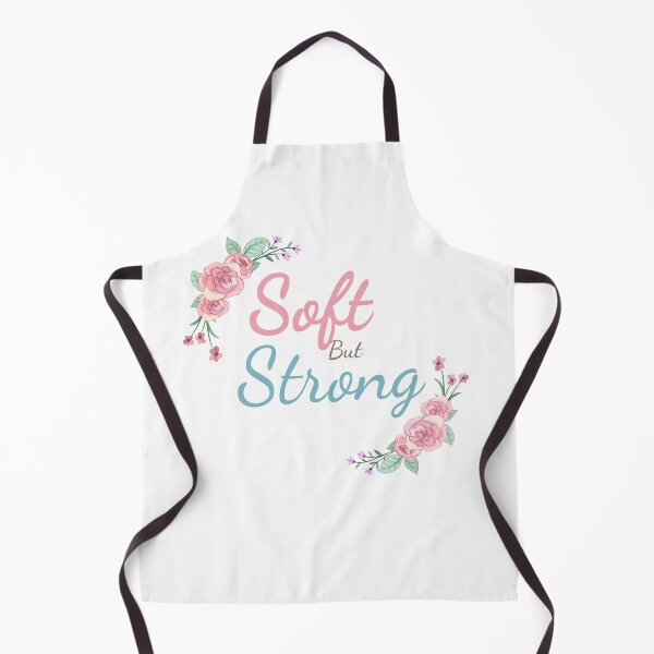 Item preview, Soft But Strong Floral Wreath - Aesthetic Inspirational Quote designed and sold by batoot1.