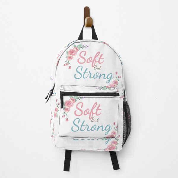 Item preview, Soft But Strong Floral Wreath - Aesthetic Inspirational Quote designed and sold by batoot1.