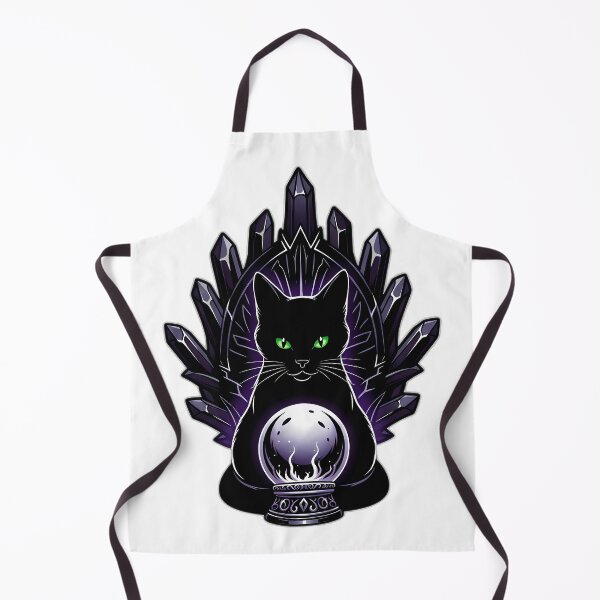 Artikelvorschau, Wahrsagerin Schwarze Katze Kristallwappen entworfen und verkauft von IllumeInk.