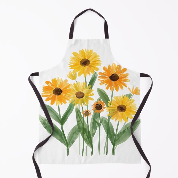 Item preview, Yellow flowers watercolor designed and sold by uunaa.