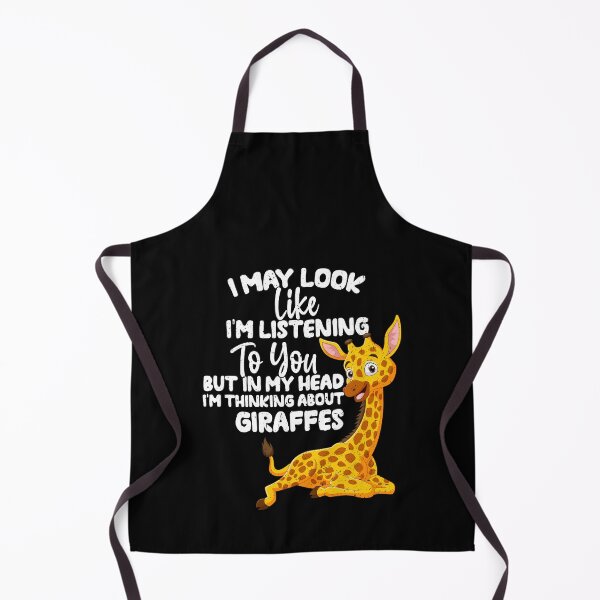 Item preview, I May Look Like I'm Listening To You But In My Head I'm Thinking About Giraffes  designed and sold by GabbyKash.