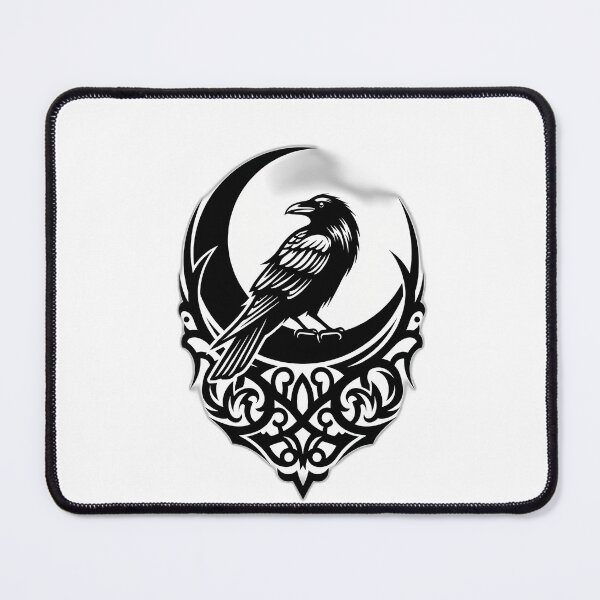 Item preview, Lunar Raven Relic Emblem designed and sold by IllumeInk.