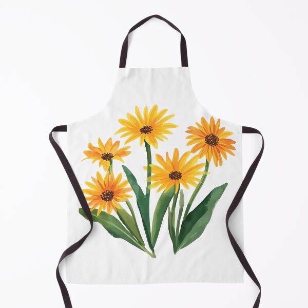 Item preview, Yellow flowers watercolor designed and sold by uunaa.