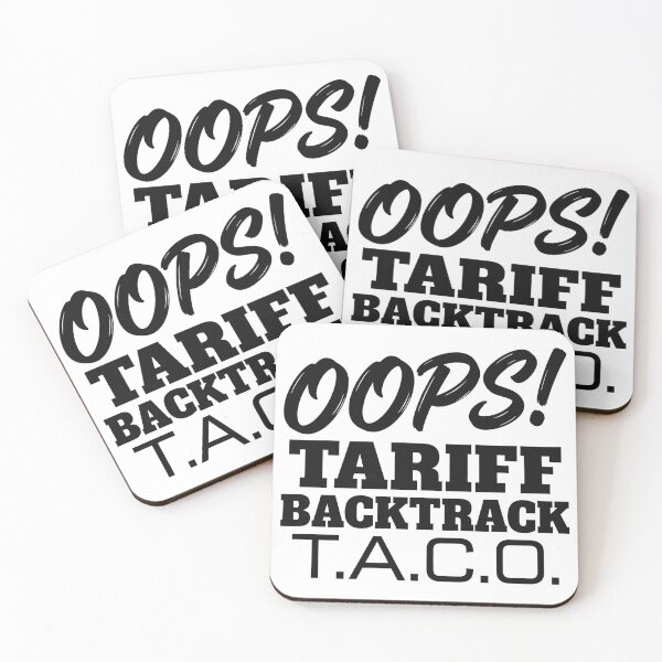 Item preview, Funny Oops Tariff Backtrack Political Satire designed and sold by FlashCraft Design.