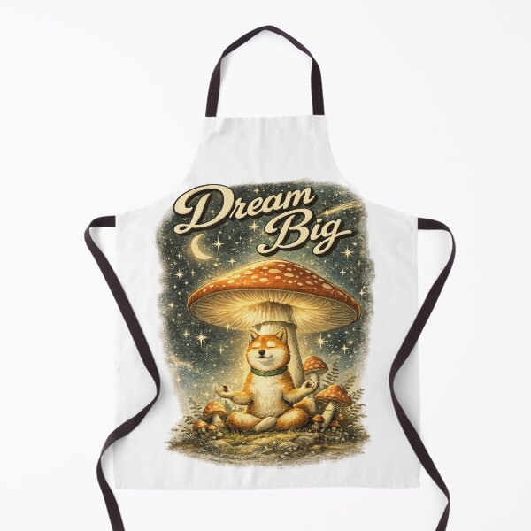 Item preview, DREAM BIG - Mid-Century Modern Shiba Inu Design designed and sold by sabily.
