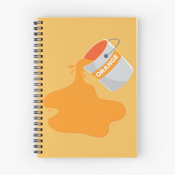 Item preview, Modern Orange Paint Bucket Spill - Creative Artist Aesthetic designed and sold by SolutionsArt.