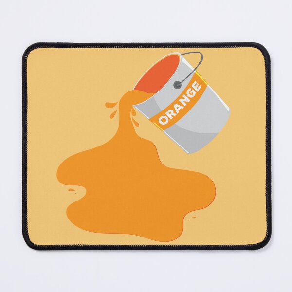 Item preview, Modern Orange Paint Bucket Spill - Creative Artist Aesthetic designed and sold by SolutionsArt.