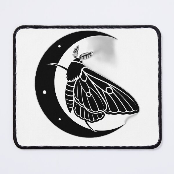 Item preview, Moon Moth Crescent Seal designed and sold by IllumeInk.