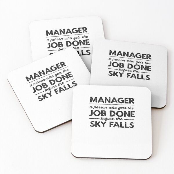 Item preview, Manager Gets The Job Done designed and sold by TeesYouWant.