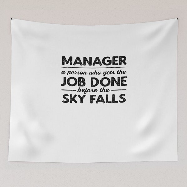 Item preview, Manager Gets The Job Done designed and sold by TeesYouWant.
