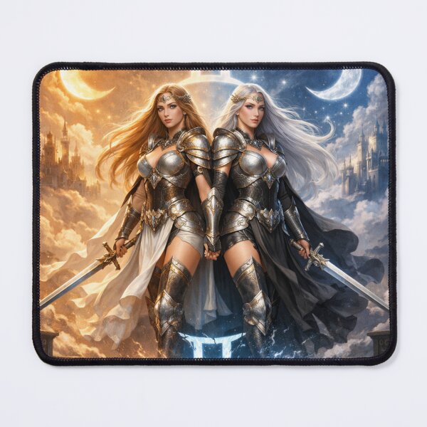 Item preview, Twin Warriors of the Gemini Sign designed and sold by Bai Lesloy.