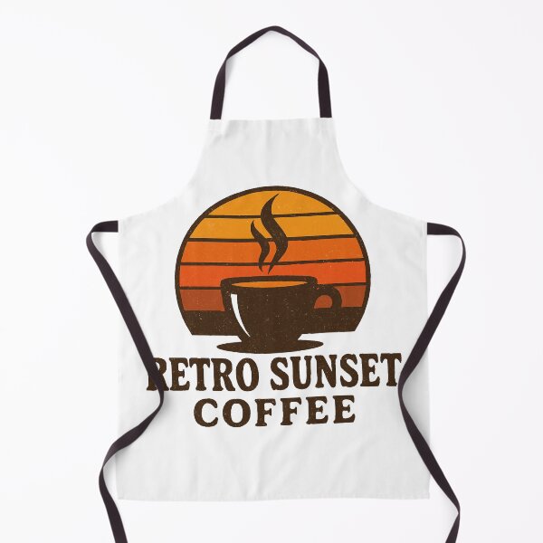 Item preview, Retro Sunset Coffee Logo designed and sold by OwnYourMood.