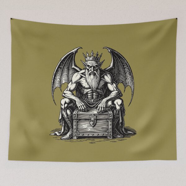 Item preview, Mammon Demon Riches of Ruin designed and sold by taiche.