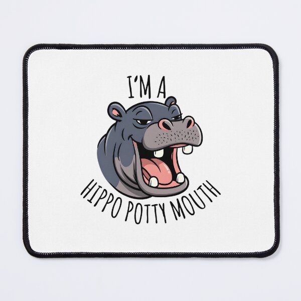 Item preview, Hippo Potty Mouth Funny designed and sold by TshirtsOnline-.