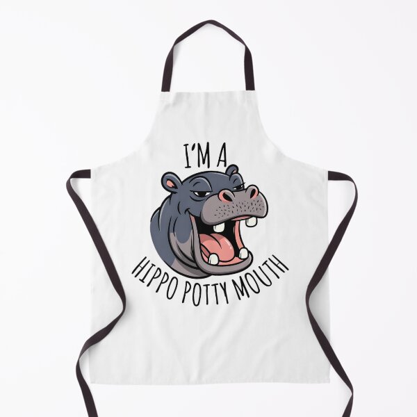 Item preview, Hippo Potty Mouth Funny designed and sold by TshirtsOnline-.