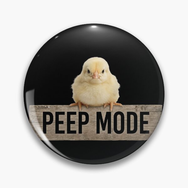 Item preview, Peep Mode Funny Chick Sticker designed and sold by EimSol.