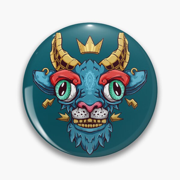 Item preview, THE AZURE GOAT: CROWNED WISDOM designed and sold by koyung500Store.