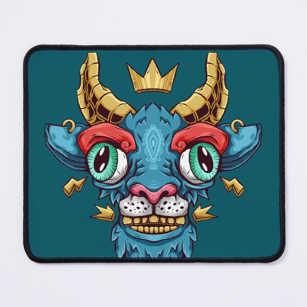 Item preview, THE AZURE GOAT: CROWNED WISDOM designed and sold by koyung500Store.