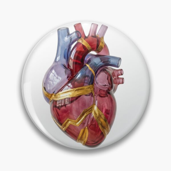 Item preview, Kintsugi Glass Heart designed and sold by Maangata Art.