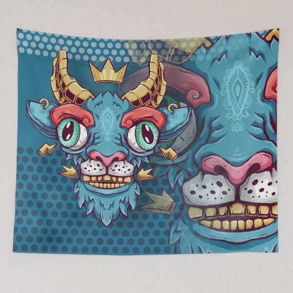 Item preview, THE AZURE GOAT: CROWNED WISDOM designed and sold by koyung500Store.