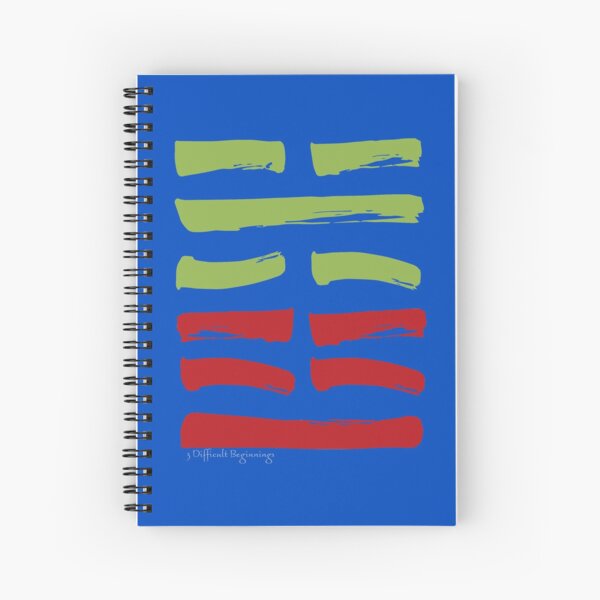 03 Difficult Beginnings I Ching Hexagram Spiral Notebook