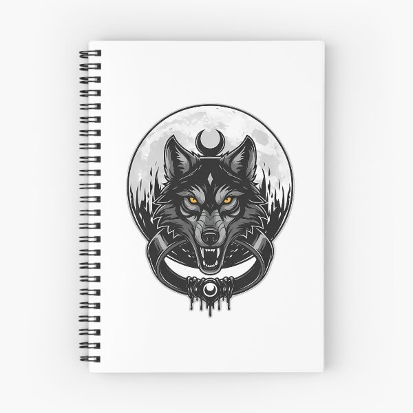 Item preview, Wolf Moon Ring Crest Dark designed and sold by IllumeInk.