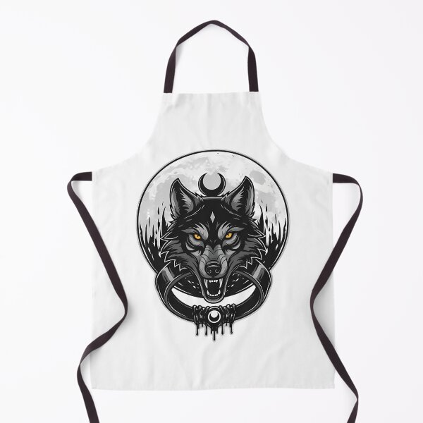 Item preview, Wolf Moon Ring Crest Dark designed and sold by IllumeInk.