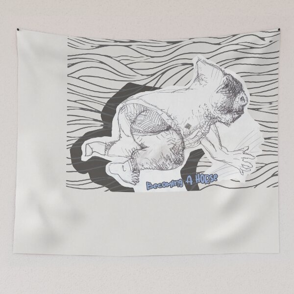 Item preview, Becoming A Horse (Drawing by ACCI)  designed and sold by VanyssaGraphics.