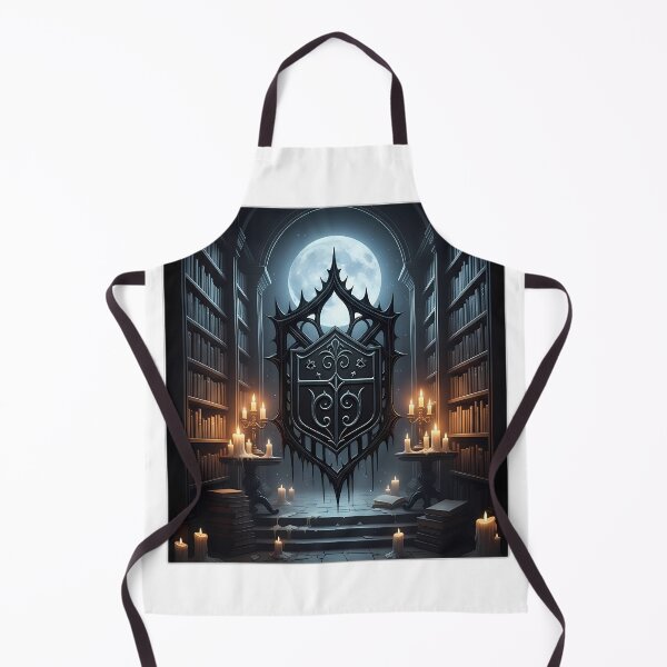 Item preview, Candlelit Moon Library Familiar Crest designed and sold by IllumeInk.