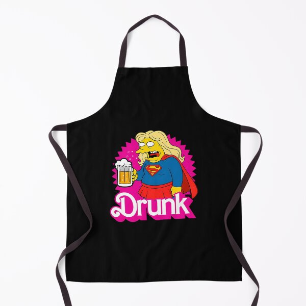 Item preview,  Drunk Supergirl  Simpsons Mashup designed and sold by ‪Mouad Elfettachi.