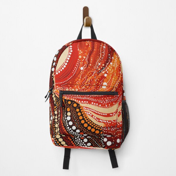 Item preview, Aboriginal Inspired Dot Art - In the Mouth of a Volcano designed and sold by GrinGalore.