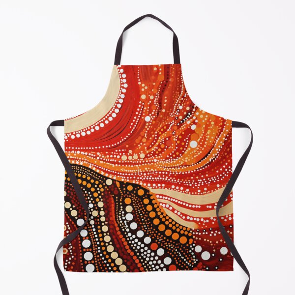 Item preview, Aboriginal Inspired Dot Art - In the Mouth of a Volcano designed and sold by GrinGalore.
