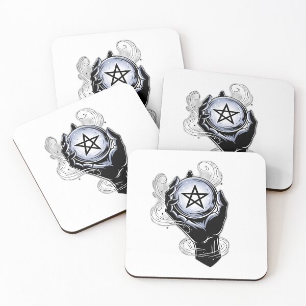 Item preview, Witch Hand Star Orb Emblem designed and sold by IllumeInk.