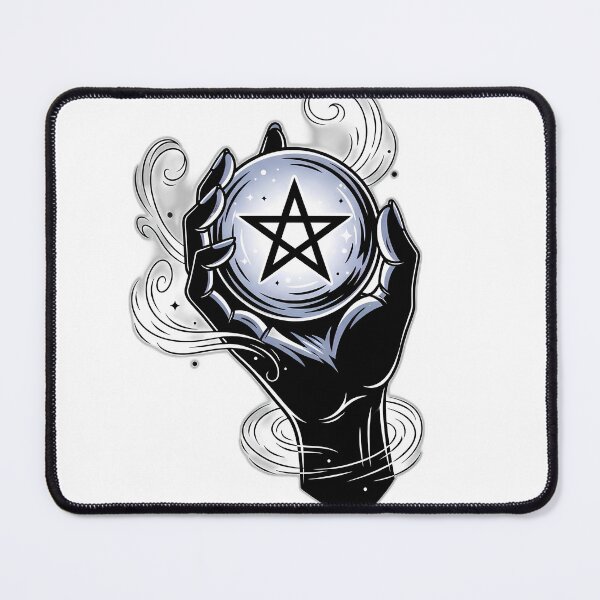 Item preview, Witch Hand Star Orb Emblem designed and sold by IllumeInk.